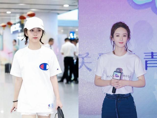 28岁谭松韵与31岁赵丽颖同换一款新发型，终于见识了减龄最高境界