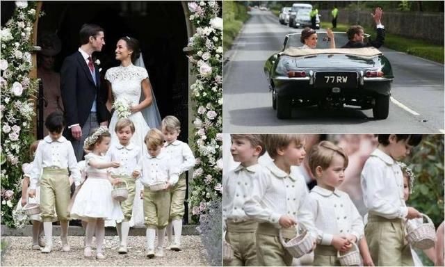 凯特王妃穿旧衣参加婚宴!乔治当花童乐翻天，夏洛特怒对镜头萌翻