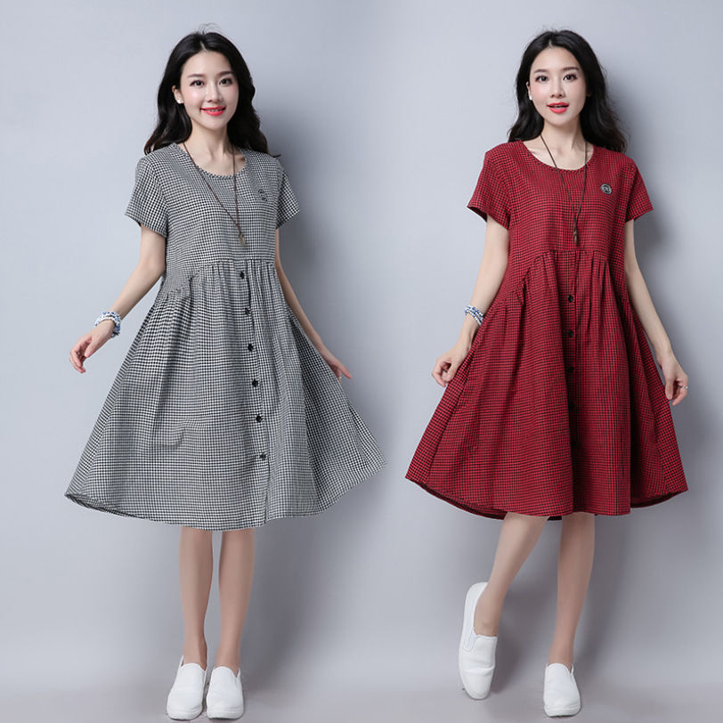 三伏天少穿真丝,试试这样的棉麻装,一件比一件洋气,款款经典