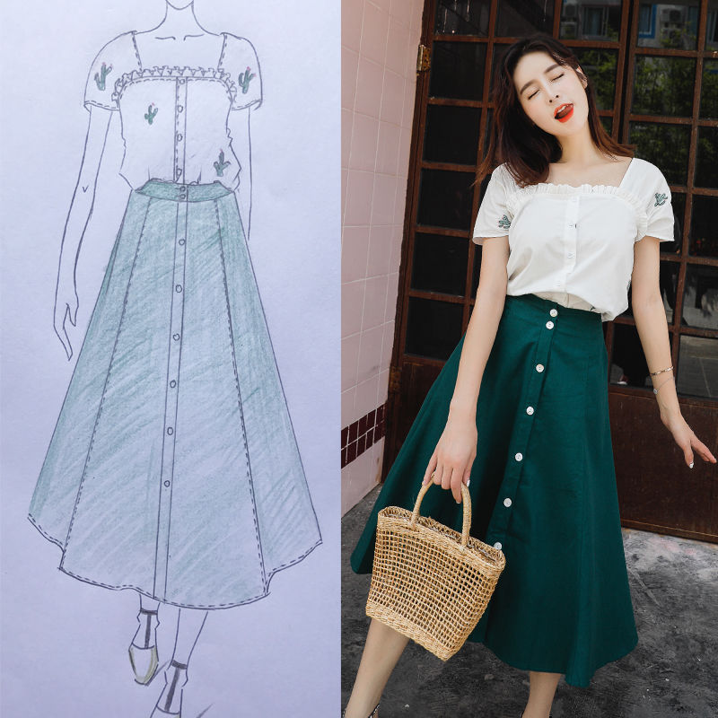 哇!45岁的老婆穿这“富贵裙”，婀娜多姿，美得让人着迷