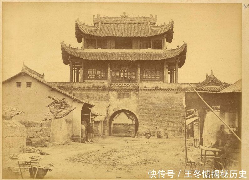 老照片:的清末陕甘回乱刚被平定后陕西汉中 一