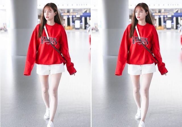 综艺女王沈梦辰一身短裤亮相！29岁嫩成16，网友：杜海涛有福了