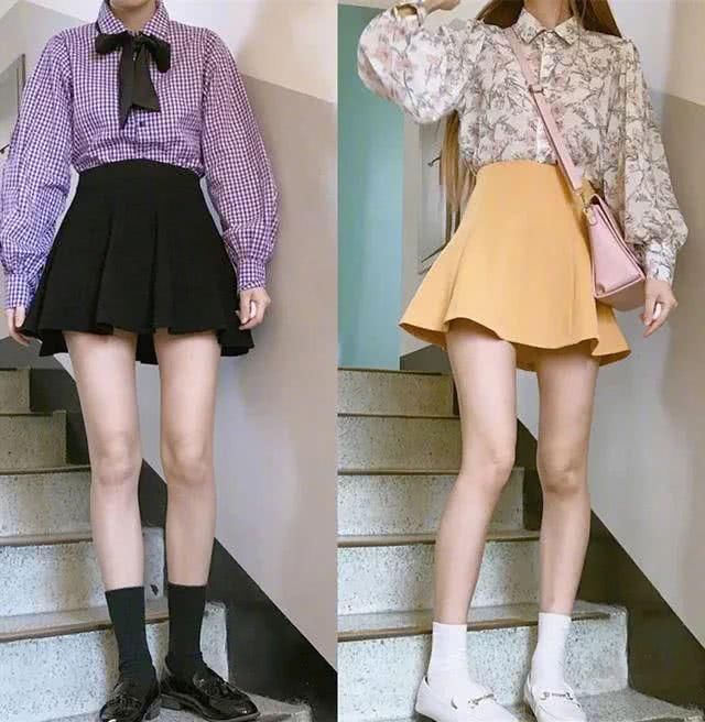 少女■青春不打烊,穿美美的短裙,做甜甜的少女,显瘦显高显腿长