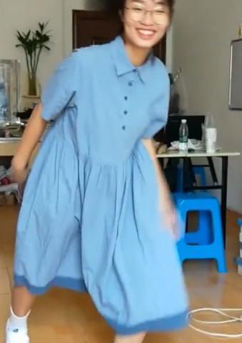 抖音大火“方便裙”，外表平凡却暗藏玄机，网友：有这裙子干啥都