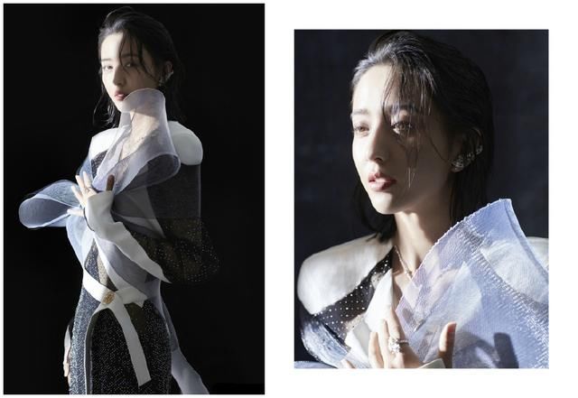 短发接成长发的佟丽娅，感觉像换了个人，竟让网友一眼没认出