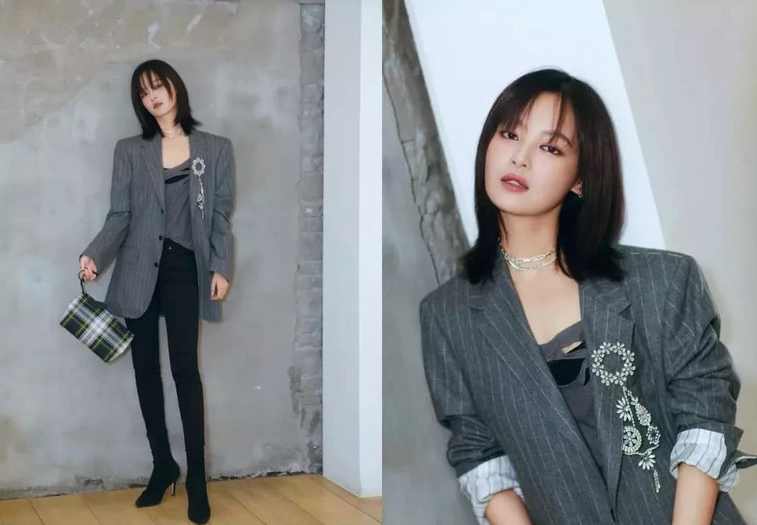 短发这么火，什么长度最好看？江疏影辛芷蕾的锁骨短发，时髦炸了