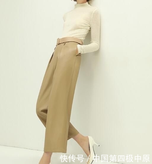  『皮裤』皮裤搭配什么款式上衣好看 不会穿太显胖了图片