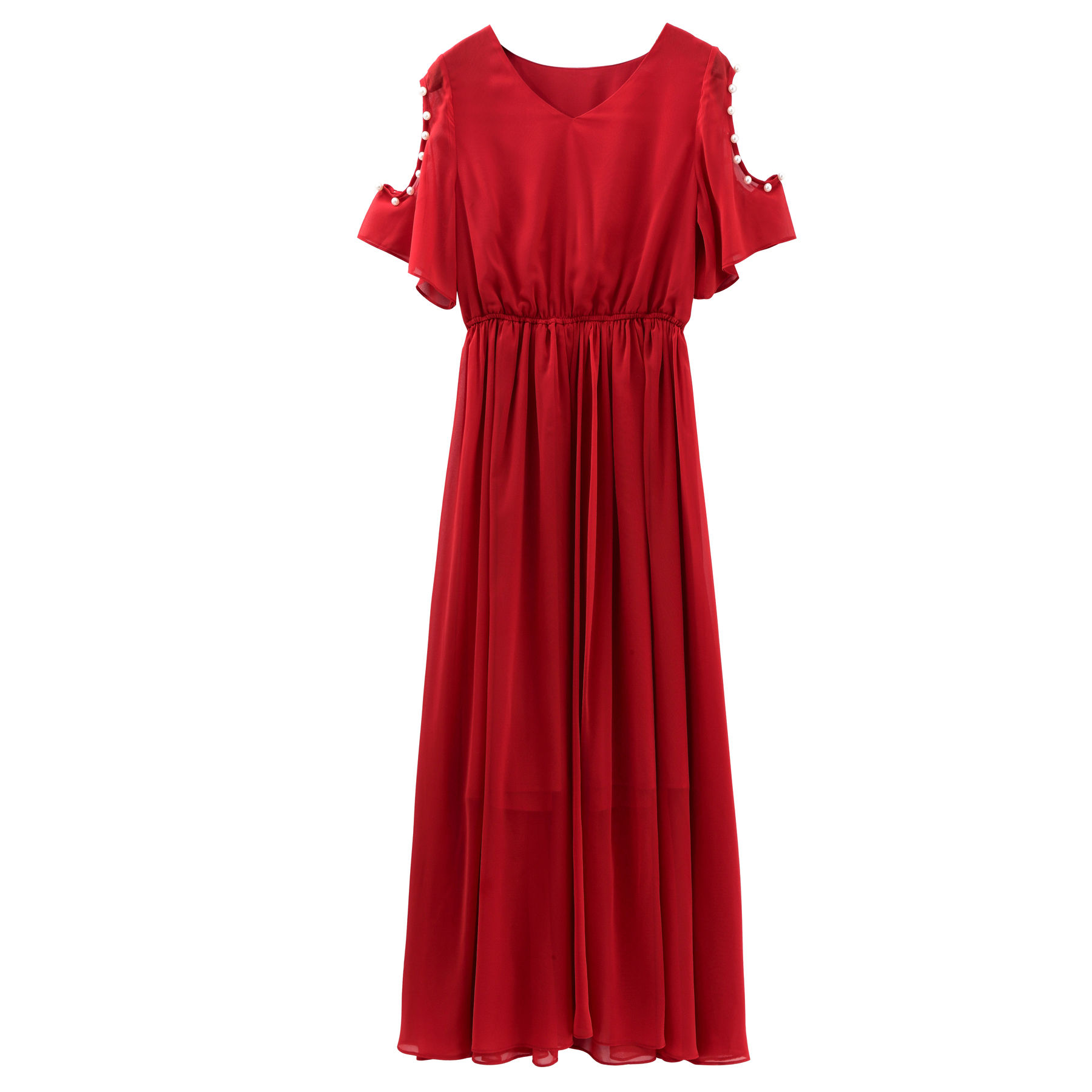 不用过分的装饰也能时尚，一条修身连衣裙，尽显温文尔雅的女人味