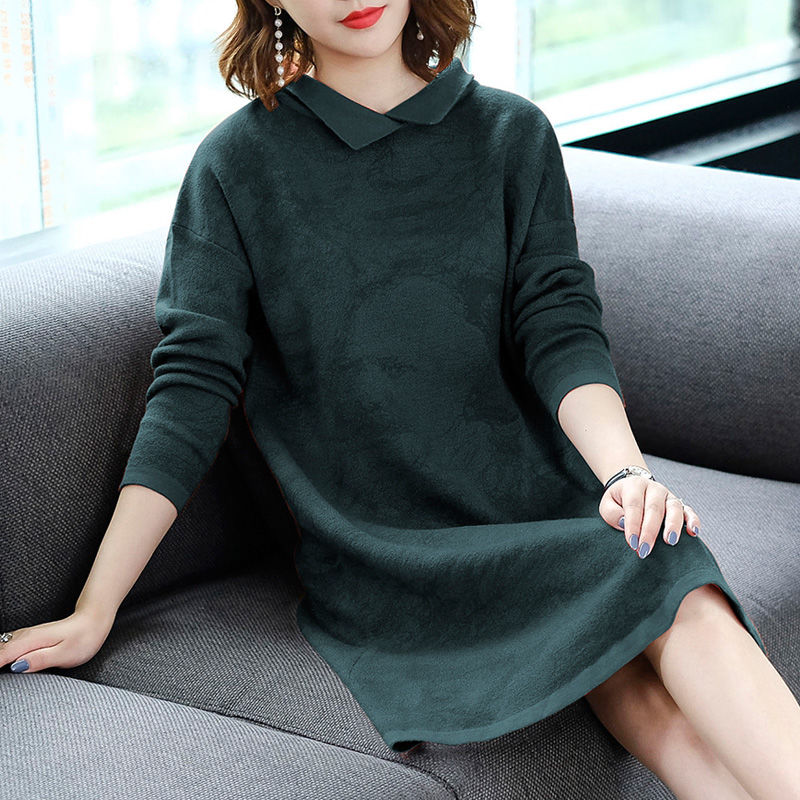 新上一波毛衣裙，白露穿刚刚好，不用再加外套，这样穿就足够暖和