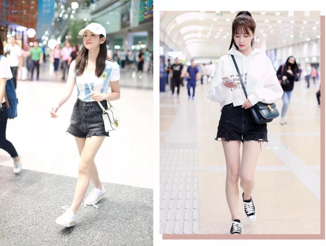 选对了才知道，牛仔短裤真的可以穿出长腿、小蛮腰！