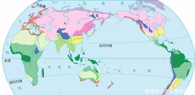 气候类型的分布有规律吗这种气候竟在亚洲、非洲、南极洲都没有