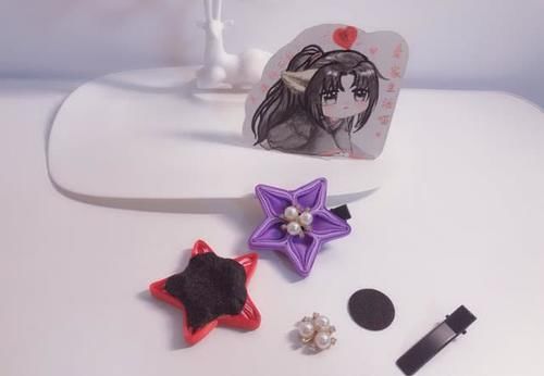 形状@你喜欢星星吗？用丝带做个星星发夹吧！