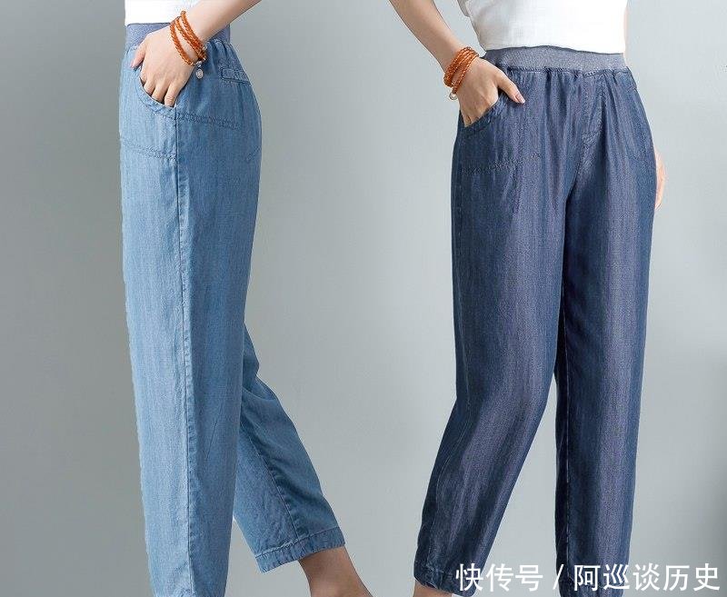 「有型」三伏天别穿连衣裙了,试试这些“天丝裤”,清凉舒适,时尚有型