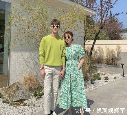  【款式不同】春季情侣装的正确打开方式，同色系的搭配呼应，简约又上镜！