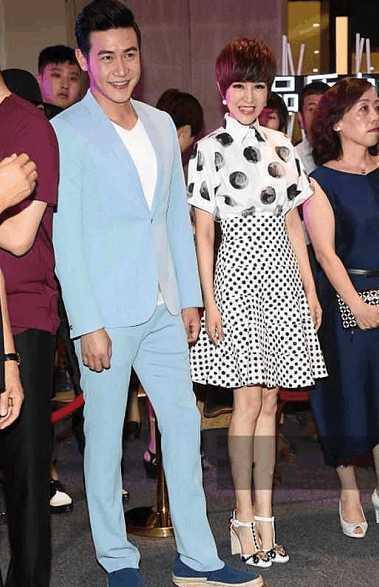 看完田海蓉的波点裙，再看看鲍蕾，网友：真不明白陆毅怎么想的！