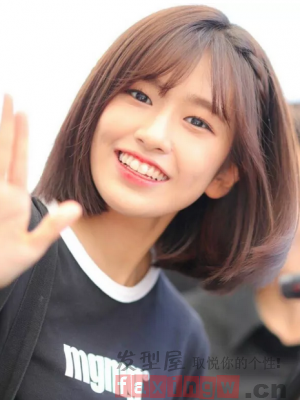 超甜美的韩式女生发型 时尚百搭更显气质