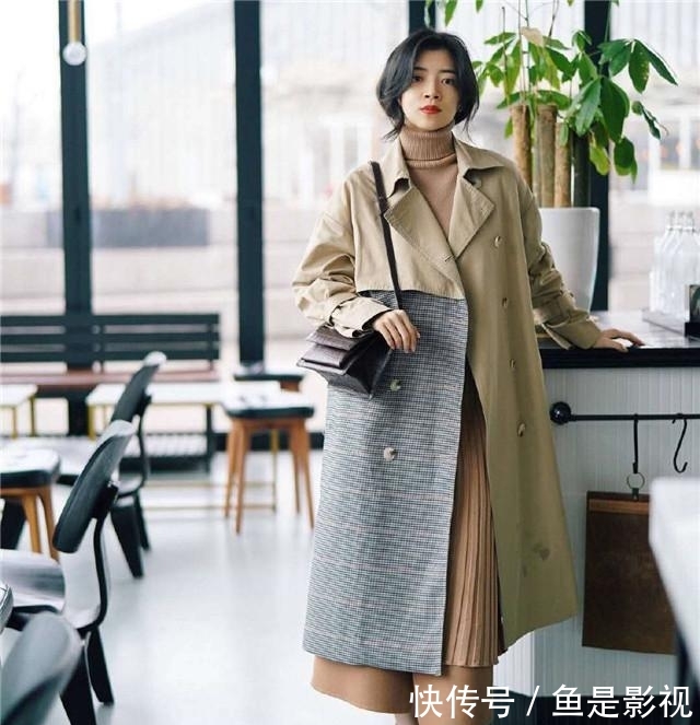 [选择风衣]真正会穿的女人，春天穿风衣都不会配平底鞋，看三木博主就知道了