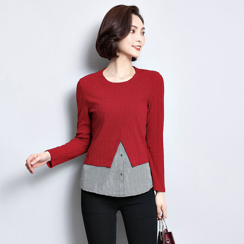 头次见,比卫衣还洋气的针织衫搭小脚裤,老婆穿了,美嫩的不得了