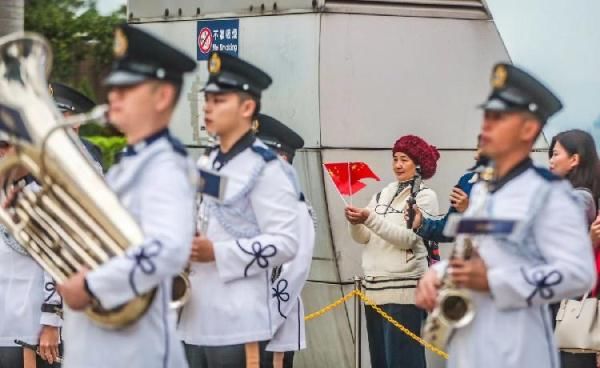  [祖国]2020年第一天的香港紫荆广场