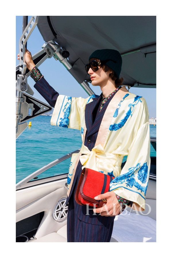 古驰  2019早春男士系列Lookbook:米开理心中的浮华世界!