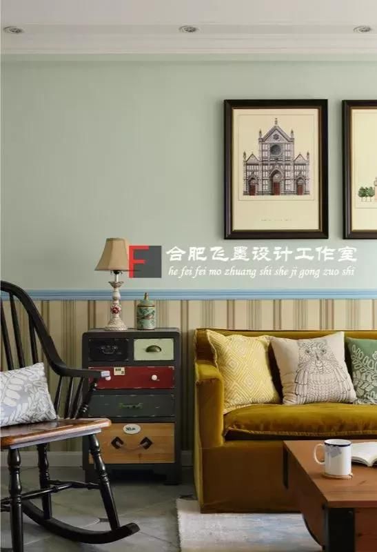 大红大绿，这家新房可能是全小区最漂亮的！颜色大胆，像童话世界