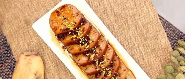  『适量』你以为莲藕只能有咸味和辣味？用桂花与糯米搭配，一口甜上心头