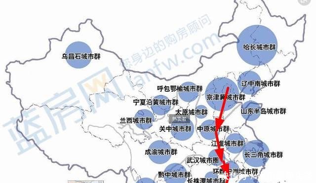  「复线」中国一条跨9省5个城市群的高铁规划，被称为南北大动脉