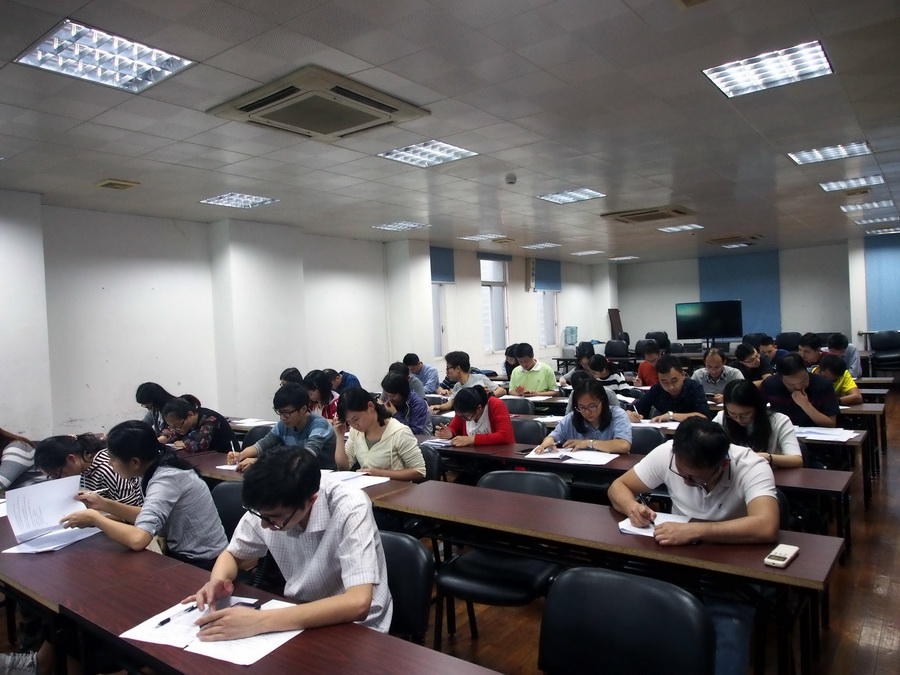 市环境监测中心站开展2018年监测人员上岗证