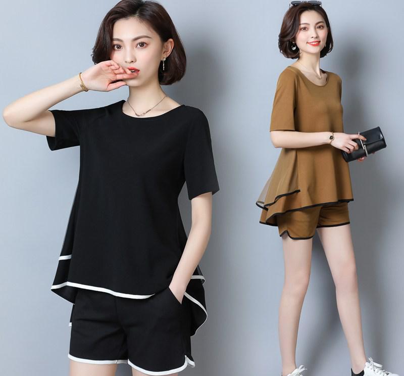 夏季还是短裤套装最受欢迎，穿着凉爽舒适又有型，轻便洋气显年轻