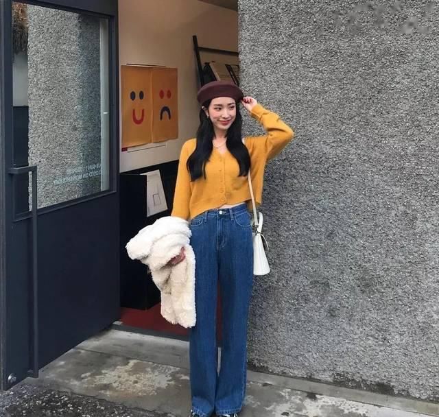 色开衫:早春开衫这么穿,搭配裙子、内搭美极了 !