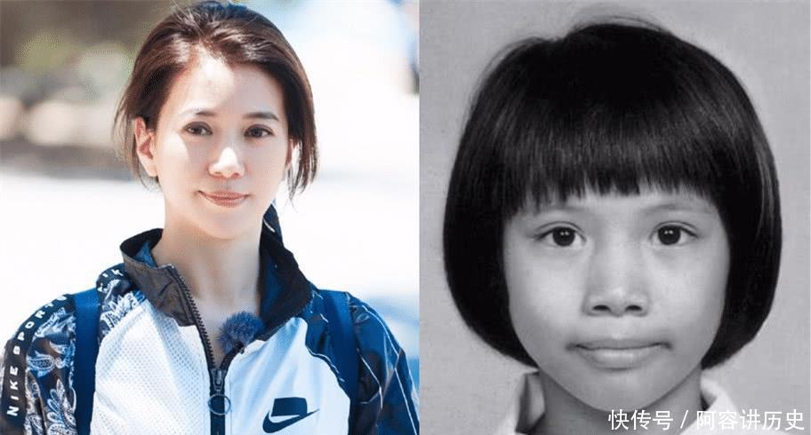  「整容」《妻子2》童年照，袁咏仪“整容式”长大，张嘉倪才是从小美到大