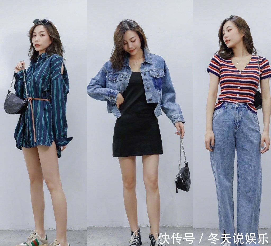【适合】适合小个子女生的气质穿搭,用牛仔裤搭出休闲风,经典又时尚