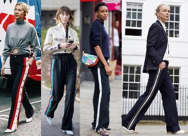 这条裤子很流行？36套搭配look，看看不露脚踝的拖地裤有多时髦