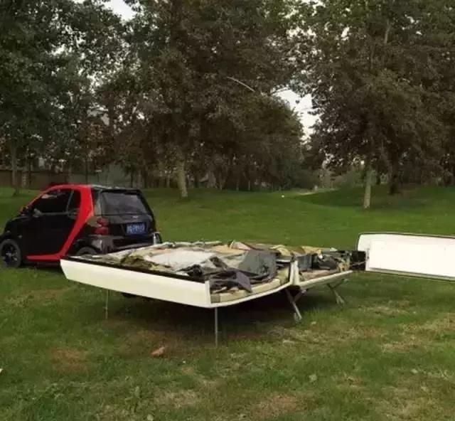 自驾神器，一分钟变出两室一厅一卫？SMART都能拉！SDT折叠帐篷车