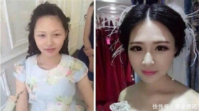 从不化妆的女孩结婚当天化完妆后，新郎直呼“是不是娶错人”