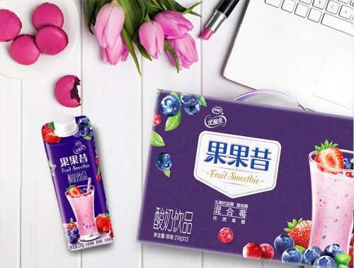 新品来袭!优酸乳果果昔用水果力打开果昔品类新篇章