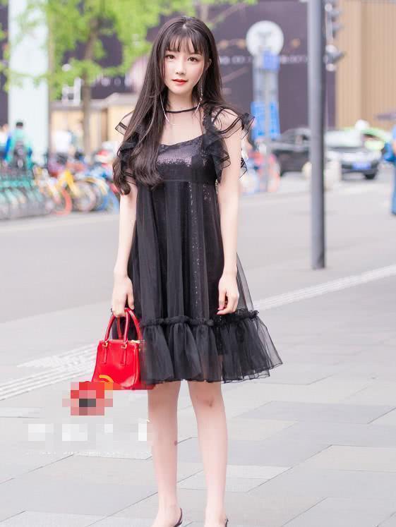 街拍：图1小仙女，图2个性，图3男人心中的女神！