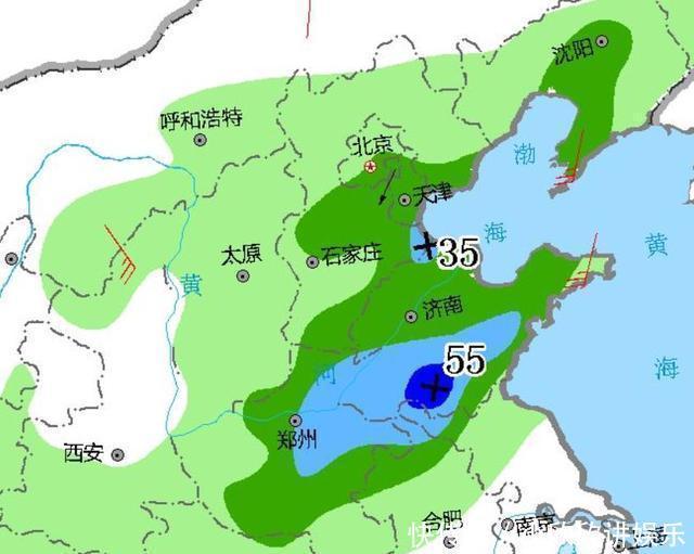 山东 河北 河南降雨正拍马赶来大面积中到大雨将连成片！