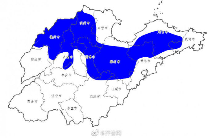  「区和半岛内」山东未来三天夜间有大范围霜冻 小麦果树须注意防范