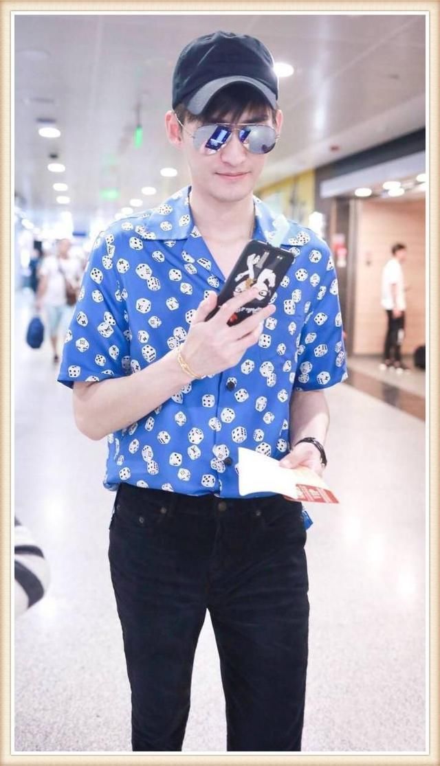 没陈伟霆少年感真别穿印花衬衫，像张翰一样穿成油腻大叔就尴尬了