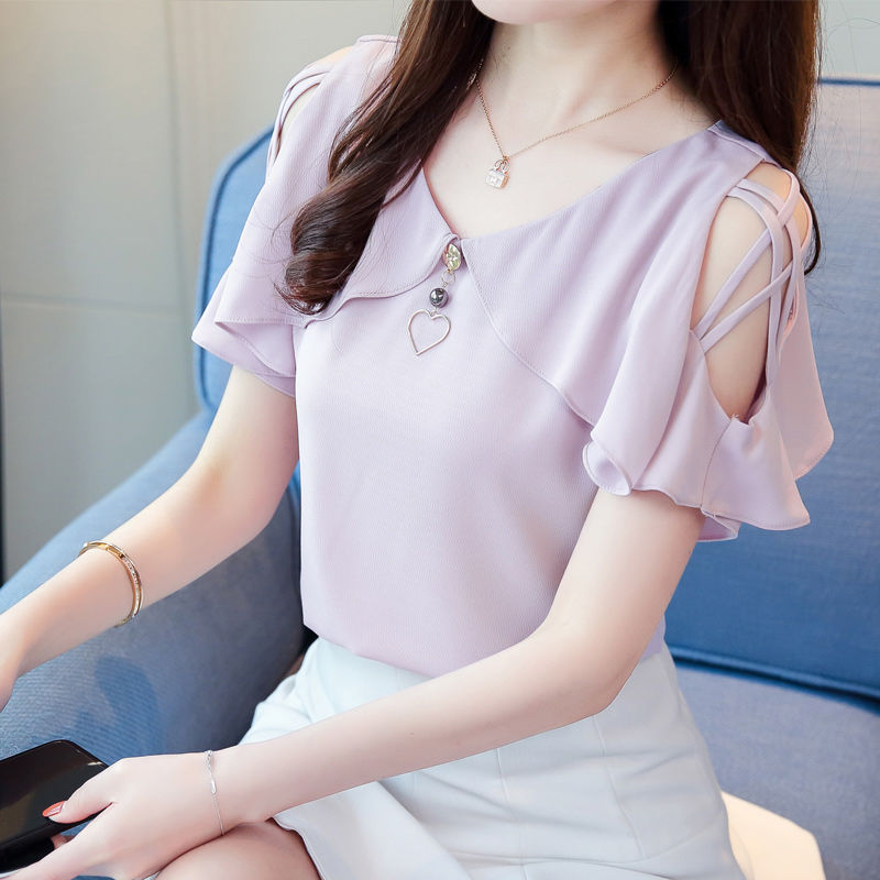 天呐!长这么大头次见这么好看的雪纺衫，难怪老公看的眼睛都亮了