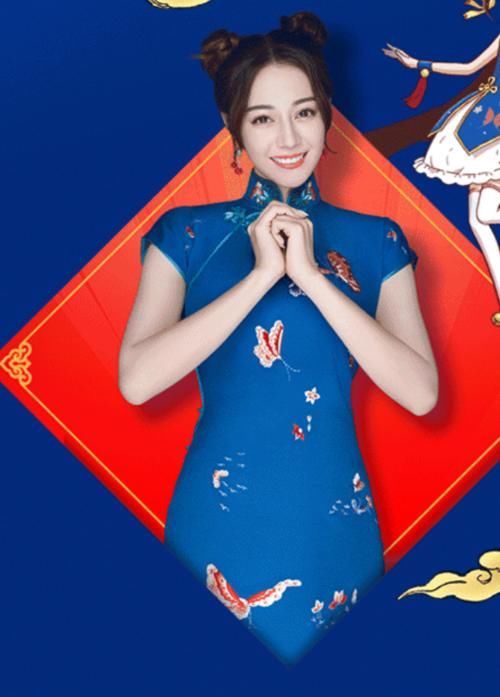 「 迪丽」当她穿上后,比例实在太抢镜了,终于明白迪丽热巴为啥不穿旗袍了