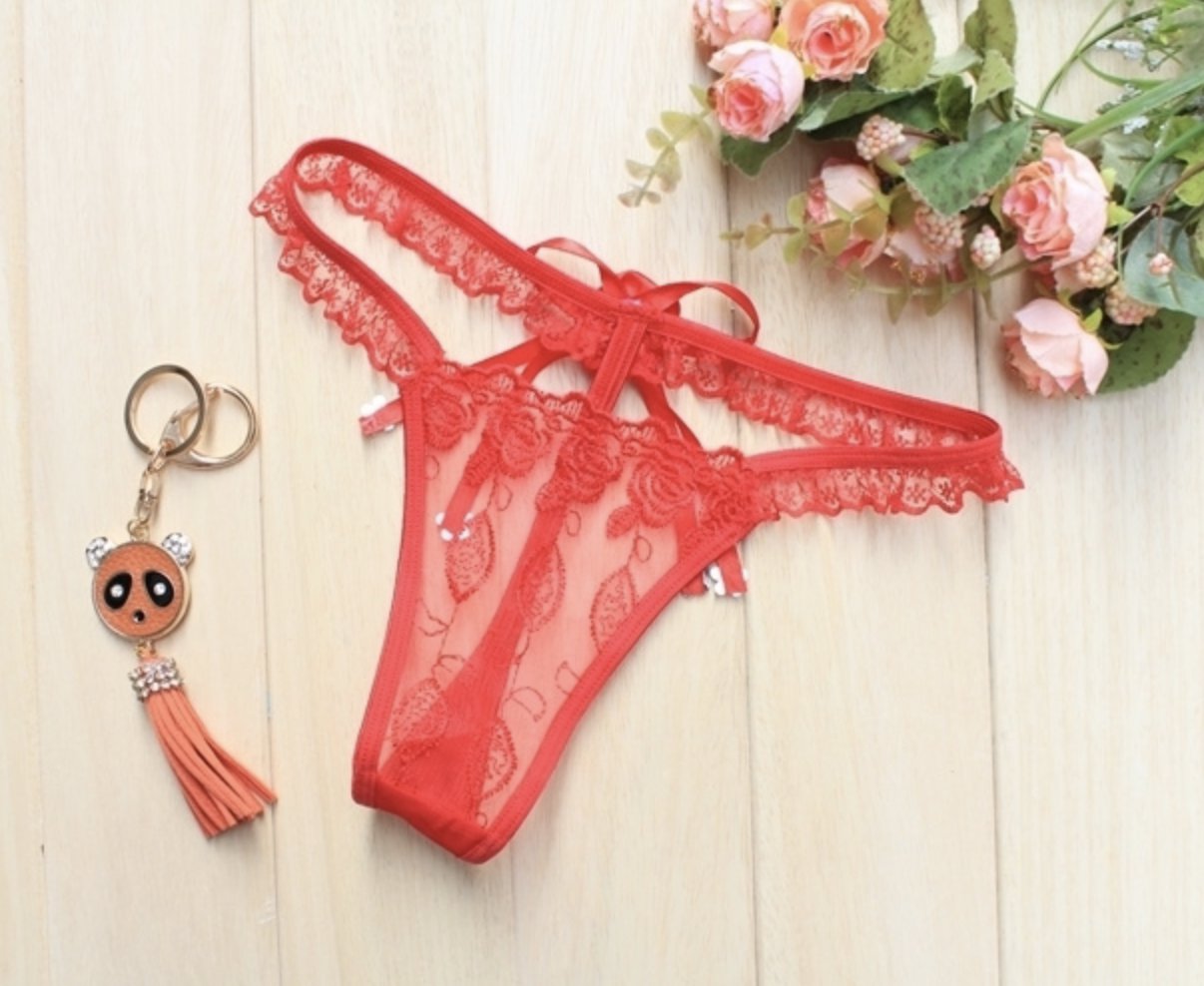 女人要学学这样穿内内，不要穿老土的四角裤，性感蕾丝老公喜欢