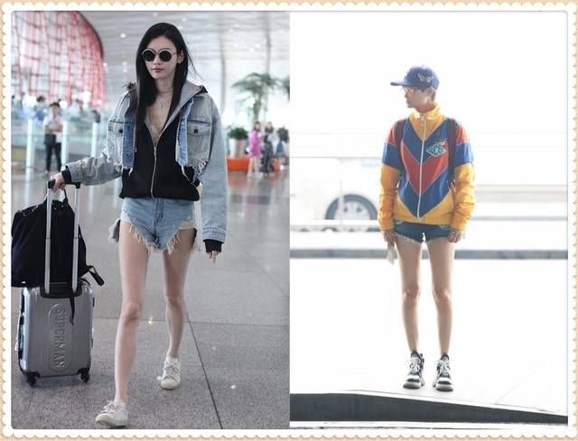 李宇春终于露腿了!穿短裤撞上奚梦瑶也丝毫不输，网友:这腿我服