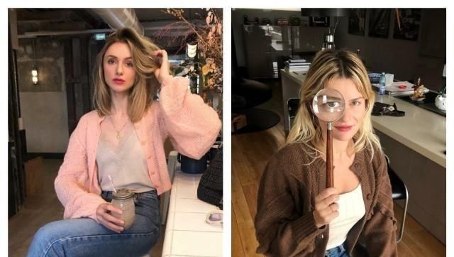  尽显：开衫+牛仔裤这样穿,时髦好看又清新柔美,尽显品味气质