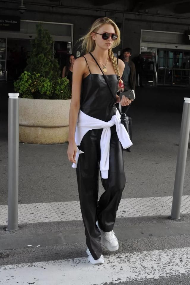 我膨胀了，维密超模的街拍竟然也敢学！