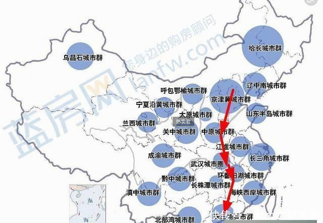 中国一条跨9省5个城市群的高铁规划，被称为南北大动脉的“复线”