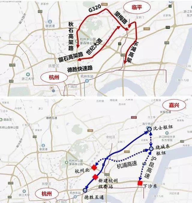  沪杭甬@5月10日0时起，沪杭甬高速杭州市区部分路段禁止通行！绕行方案来了