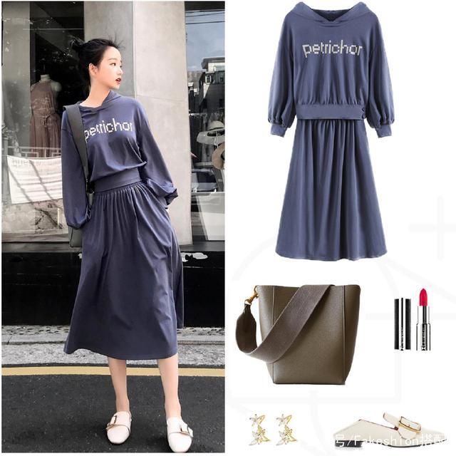 初秋季节，“慵懒风”日常搭配推荐，休闲卫衣时髦洋气超舒适