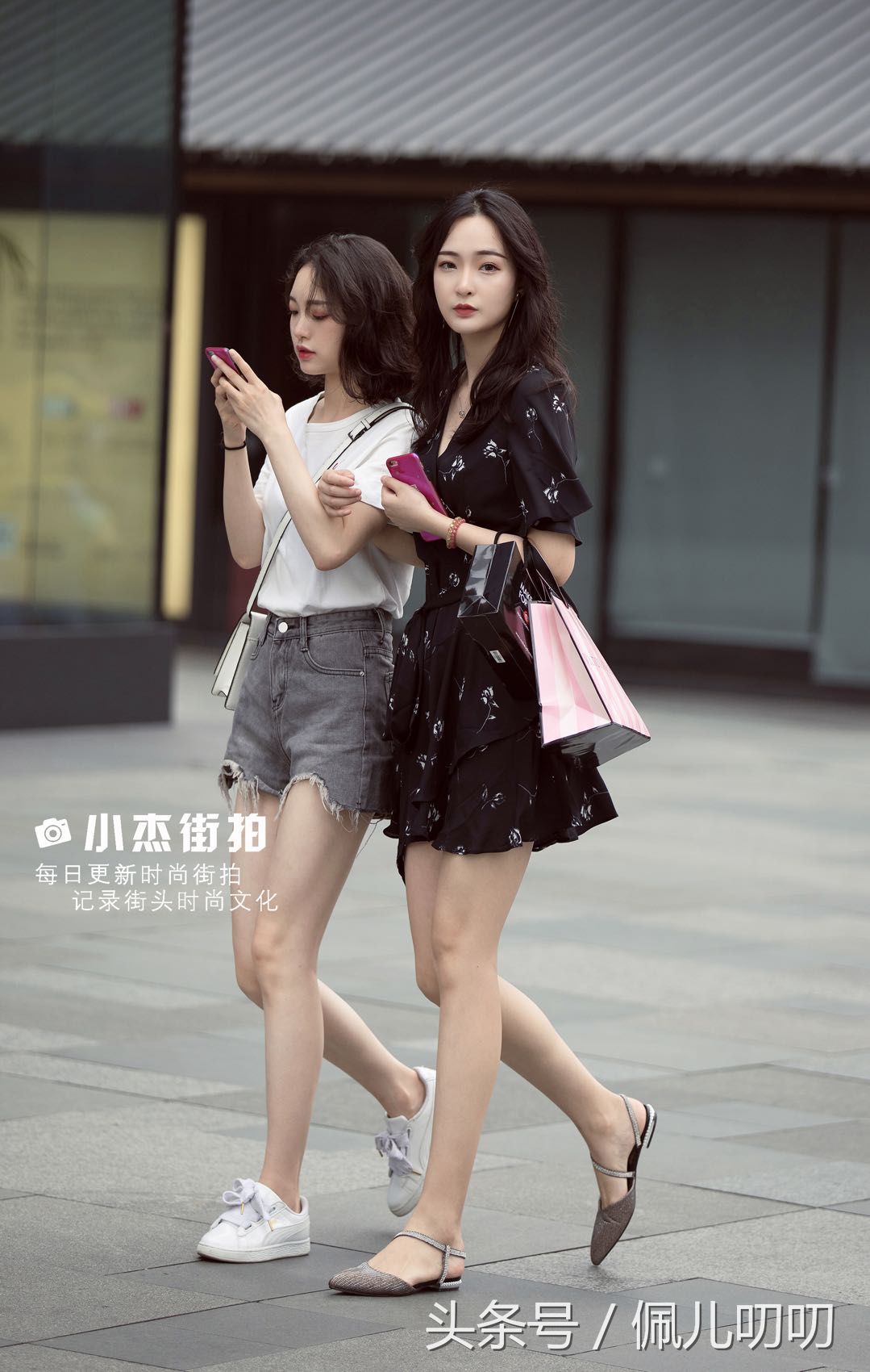 姐妹团出街拒绝同款，街拍告诉你怎样穿出“默契感”!
